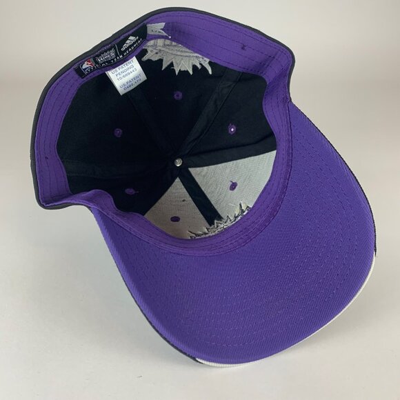 Sacramento Kings NBA Adidas Stretch Fitted Hat Signed Bobby Jackson L/XL No COA - Picture 5 of 6